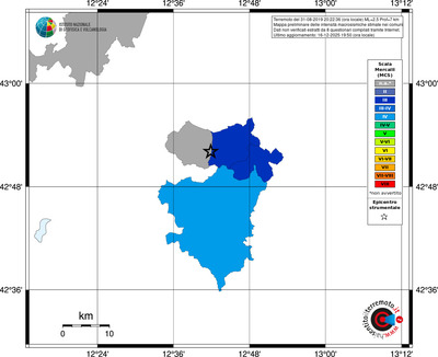 Mappa MCS - territori comuni