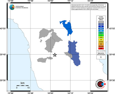 Mappa MCS - territori comuni
