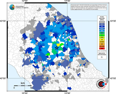 Mappa MCS - territori comunali