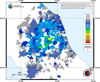 Mappa MCS - territori comuni