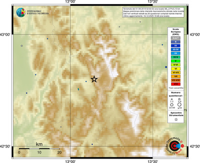Mappa EMS - località