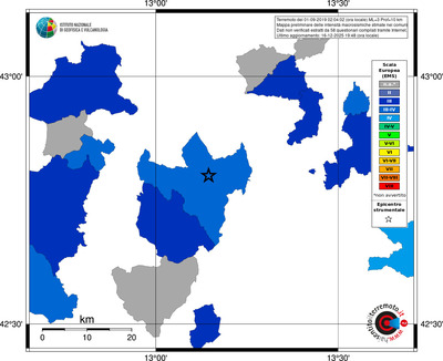 Mappa EMS - territori comuni