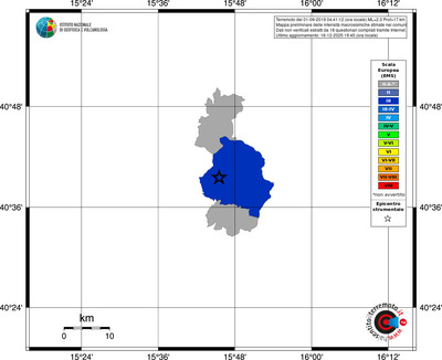 Mappa EMS - territori comuni