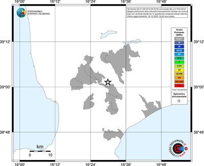 Mappa EMS - territori comuni