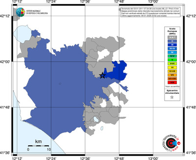 Mappa EMS - territori comuni