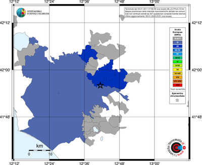 Mappa EMS - territori comuni