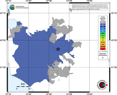 Mappa MCS - territori comuni