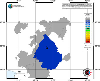 Mappa EMS - territori comuni