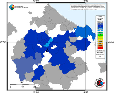 Mappa EMS - territori comuni