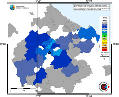 Mappa MCS - territori comuni