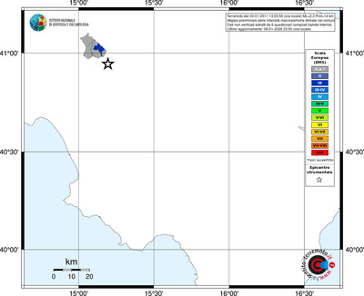 Mappa EMS - territori comuni