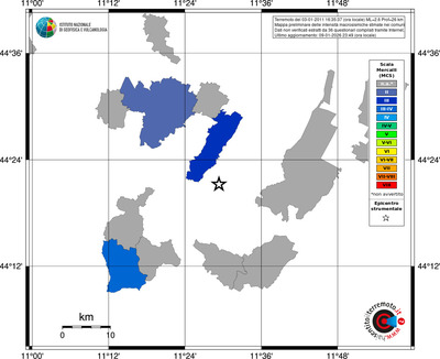Mappa MCS - territori comuni