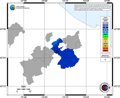 Mappa EMS - territori comuni