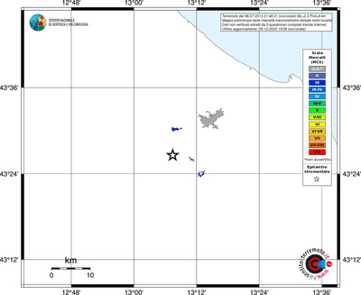 Mappa MCS - territori località
