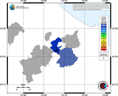 Mappa MCS - territori comuni