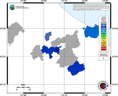 Mappa MCS - territori comuni