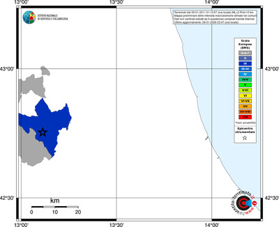 Mappa EMS - territori comuni