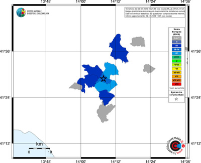 Mappa EMS - territori comuni