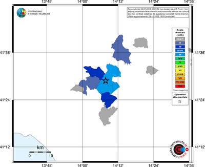 Mappa MCS - territori comuni