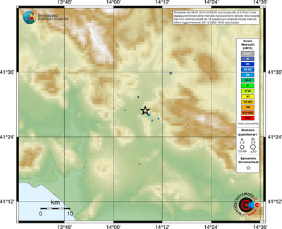 Mappa MCS - località