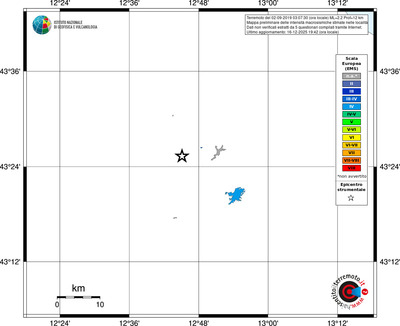 Mappa EMS - territori località