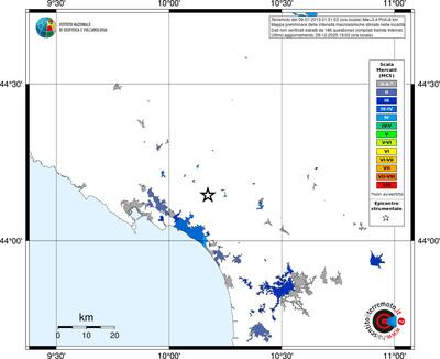 Mappa MCS - territori località