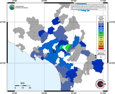 Mappa MCS - territori comuni