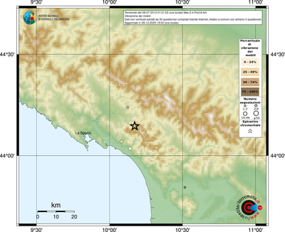 Mappa comuni con almeno 3 questionari