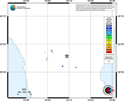 Mappa MCS - territori località