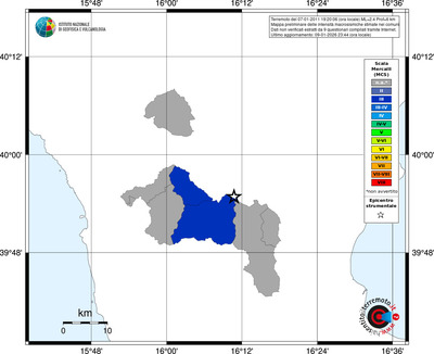 Mappa MCS - territori comuni