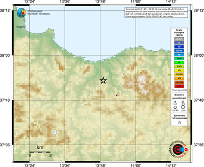 Mappa EMS - località