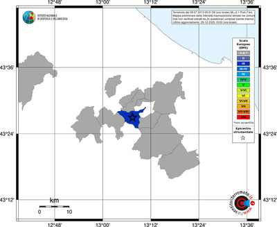 Mappa EMS - territori comuni