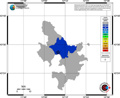 Mappa EMS - territori comuni