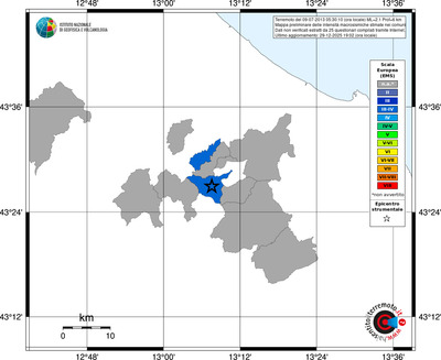 Mappa EMS - territori comuni