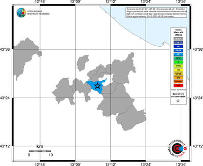 Mappa MCS - territori comuni