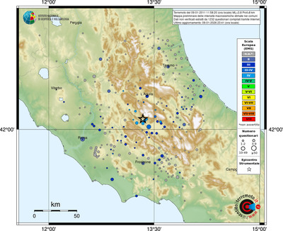Mappa EMS - comuni