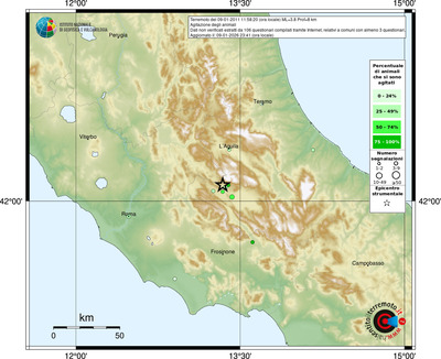 Mappa comuni con almeno 3 questionari