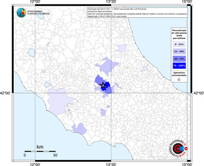 Mappa territorio comunale con almeno 3 questionari