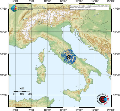 Area di invio delle email agli iscritti