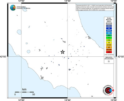 Mappa MCS - territori località
