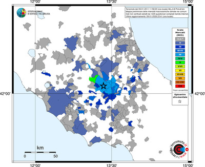 Mappa MCS - territori comuni