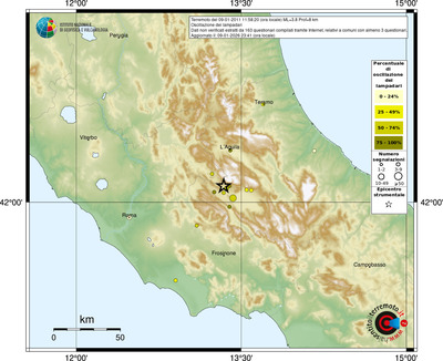 Mappa comuni con almeno 3 questionari