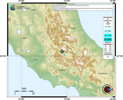 Mappa comuni con almeno 3 questionari