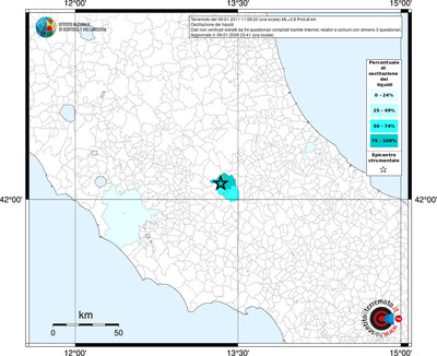 Mappa territorio comunale con almeno 3 questionari