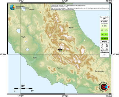 Mappa comuni con almeno 3 questionari