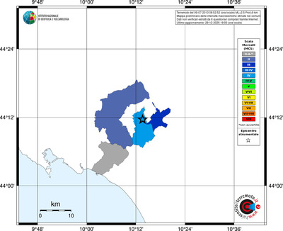 Mappa MCS - territori comuni