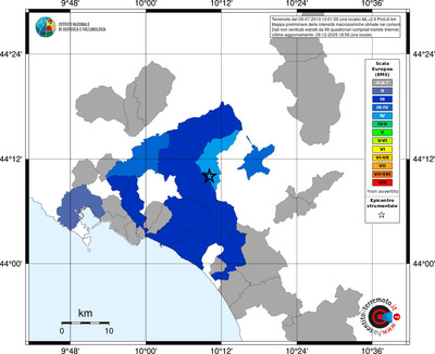 Mappa EMS - territori comuni