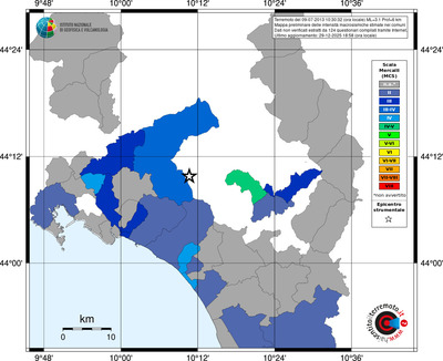 Mappa MCS - territori comuni