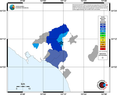 Mappa MCS - territori comuni