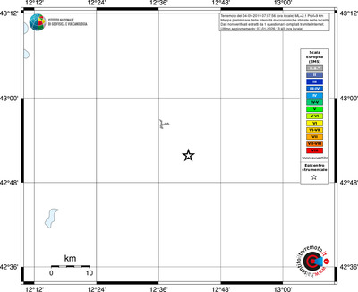 Mappa EMS - territori località